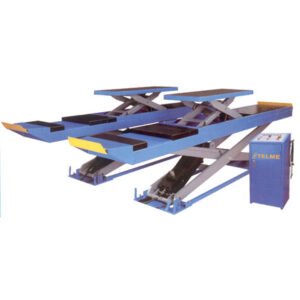 ELEVADOR DE 5000 KGS. TIJERA LARGO CON FREE WHEELS